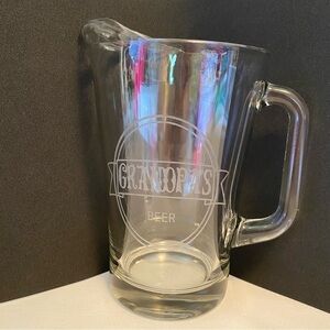 Grandpa's Beer Glass Pitcher